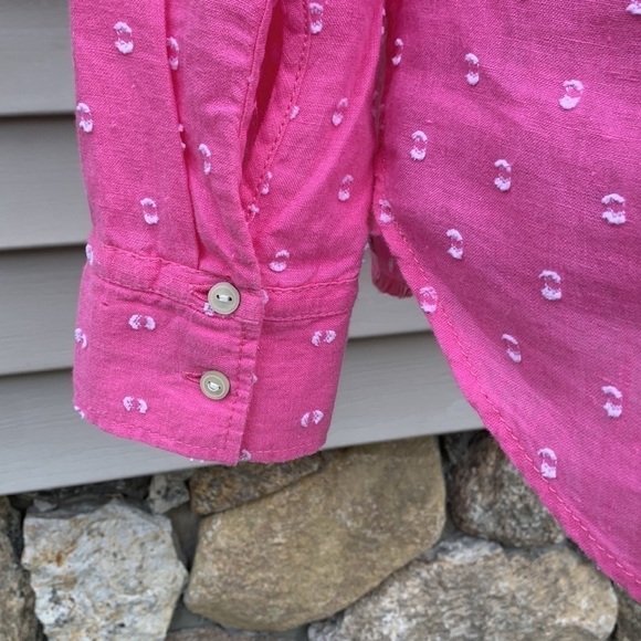 Talbots pink linen popover - Picture 8 of 13